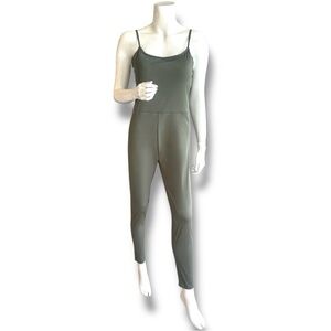 Army Green Jumpsuit Unitard Catsuit Tank Jumpsuit. Women’s Size Large